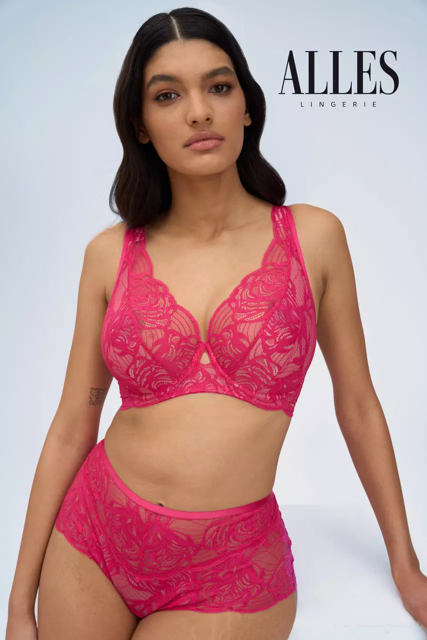 Alles Euphoric Rouge M Bralette Biustonosz Braletka