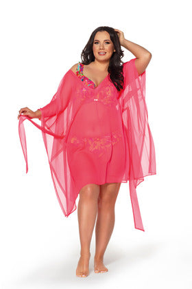 Ava 019 Neon Coral Pareo