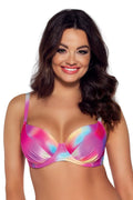 Ava SK 163 Pastel Tie Dye Kostium Kąpielowy Dwuczęściowy