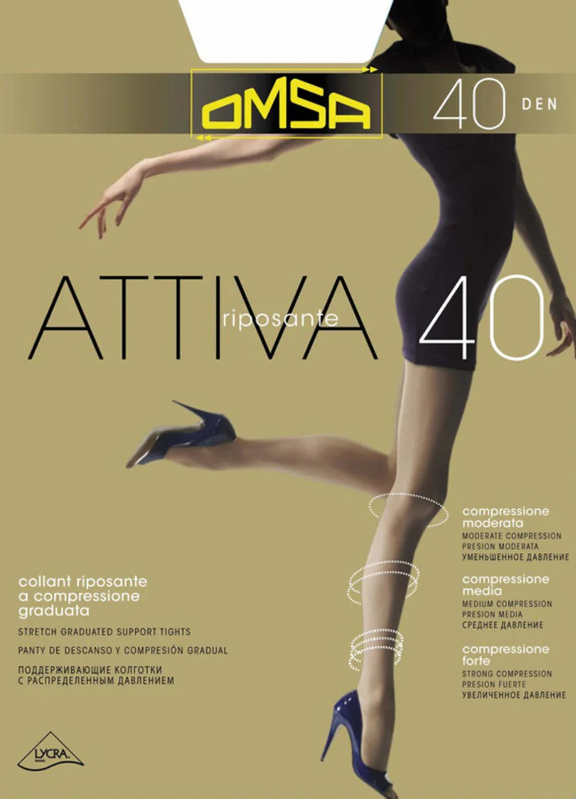 Omsa Attiva 40 Den Rajstopy