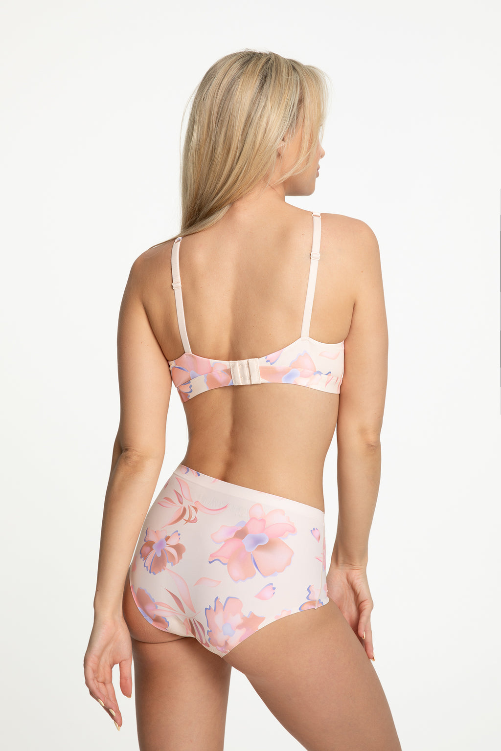 Paloma Pink Floral Maxi Majtki Figi