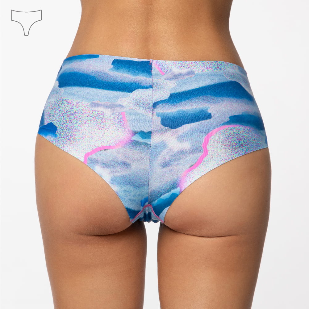 Brazyliany majtki Paloma Pink Neon Snow dla kobiet