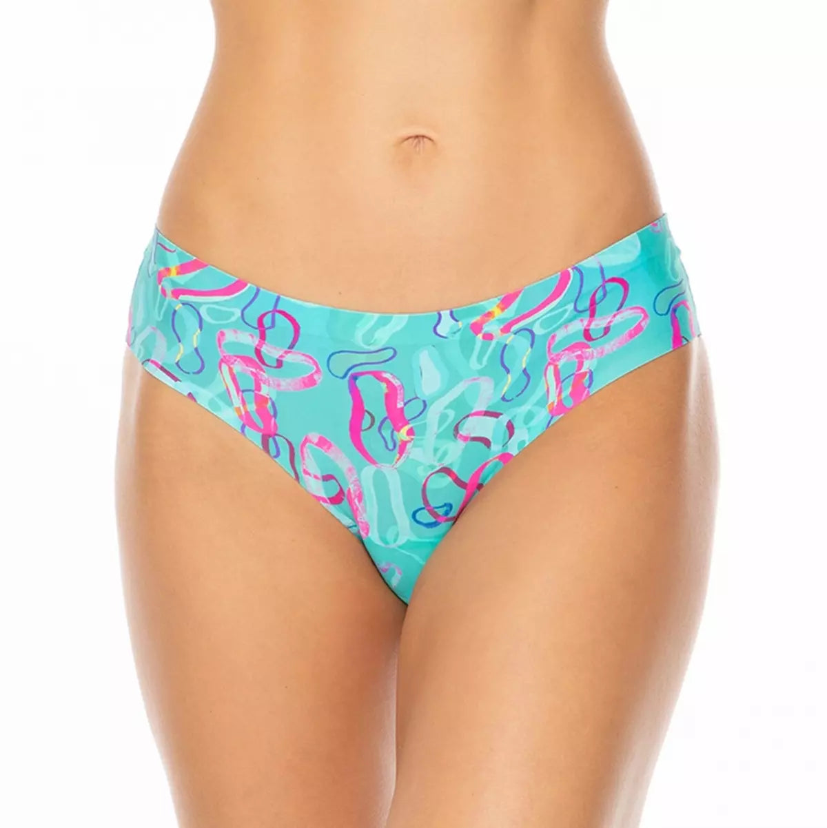 Paloma Pink Ocean Brazilan Maxi Majtki Brazyliany