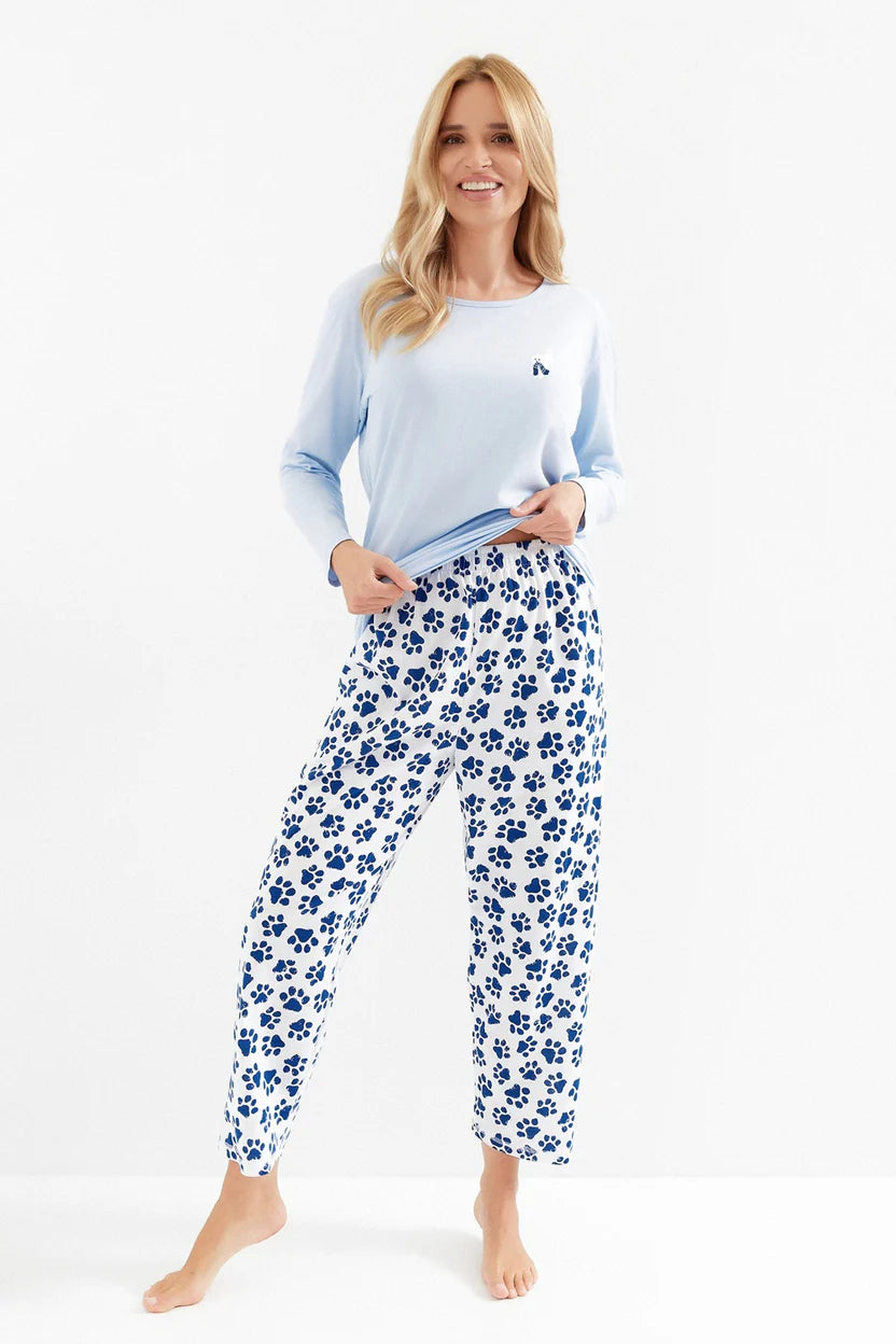 Taro 3511 Zola Long Pajamas for Women