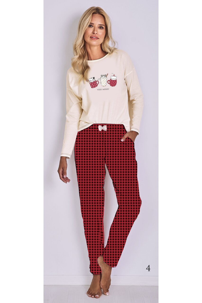 Taro 2829 Holly Nocna Piżama Długa