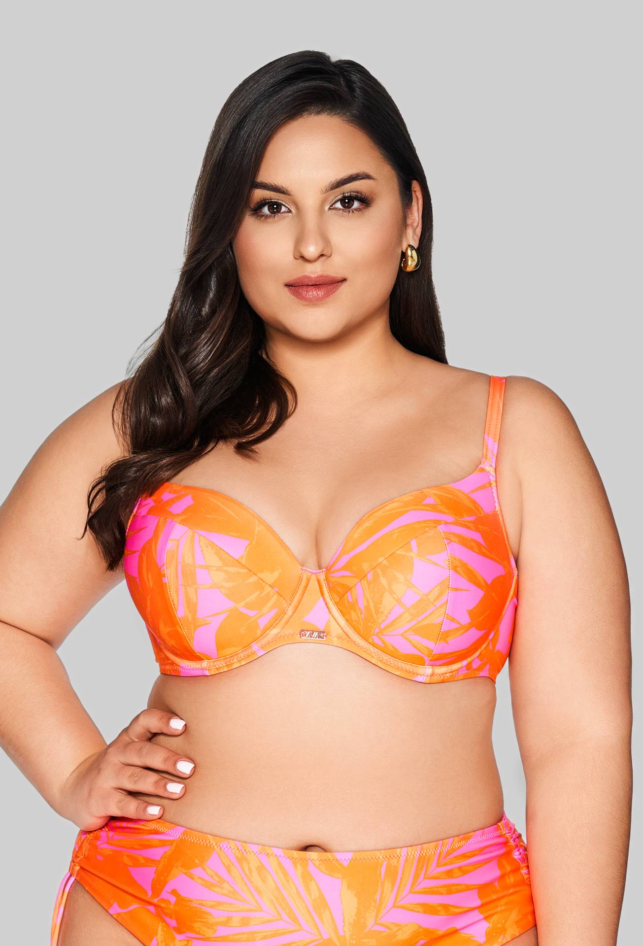 Ava SK 214 Tangerine Kostium Kąpielowy Dwuczęściowy