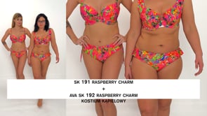 Ava SK 192 Raspberry Charm Kostium Kąpielowy Dwuczęściowy